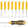 INGCO 9-Piece Interchangeable Screwdriver Set, Precision Screwdriver Set AKISD0901