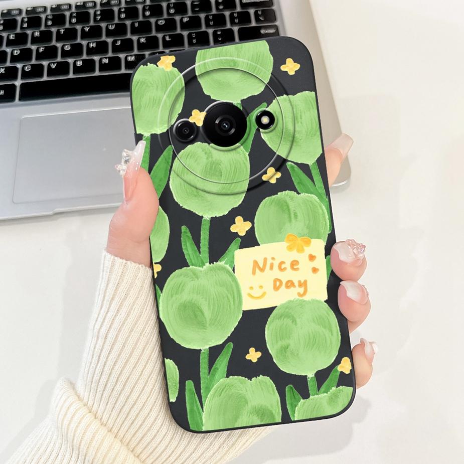 For Xiaomi Redmi A3 Case Luxury Candy Painted Cover Shockproof Phone Cases For Xiaomi Redmi A3 RedmiA3 Soft Fundas 6.71'' Bumper