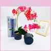 Potted Phalaenopsis Simulated Artificial Flower Desktop Ornament Decoration