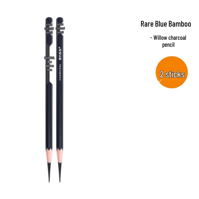 Ruimengte Rare Blue Bamboo Willow Charcoal Pencil for Sketching and Coloring