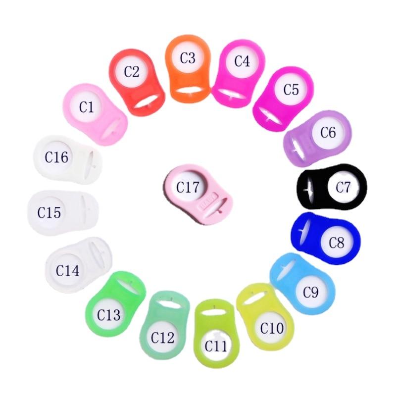 

5pcs/pack Pacifier Leashes Accessories Hook Loop for Baby Pacifier Ring Fastener Pacifier Chain Gasket Nipple Soother Leash Clip