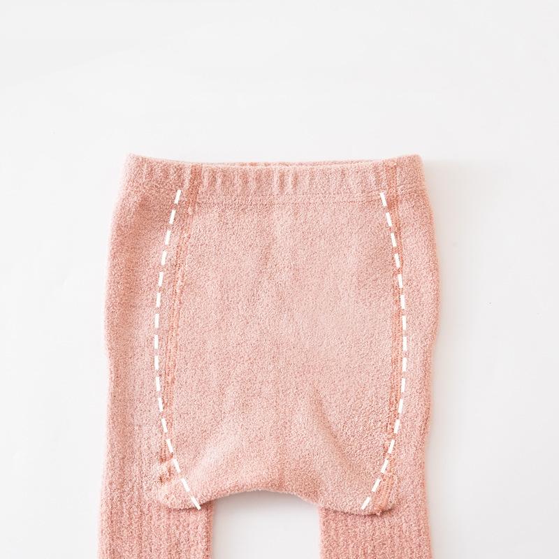Herbst Winter Kleinkind Baby Mädchen Fleecefutter Streifen Leggings Plus Dicke Wärme Baumwolle Strumpfhose Kleinkind Kinder Warmhalten Strumpfhose