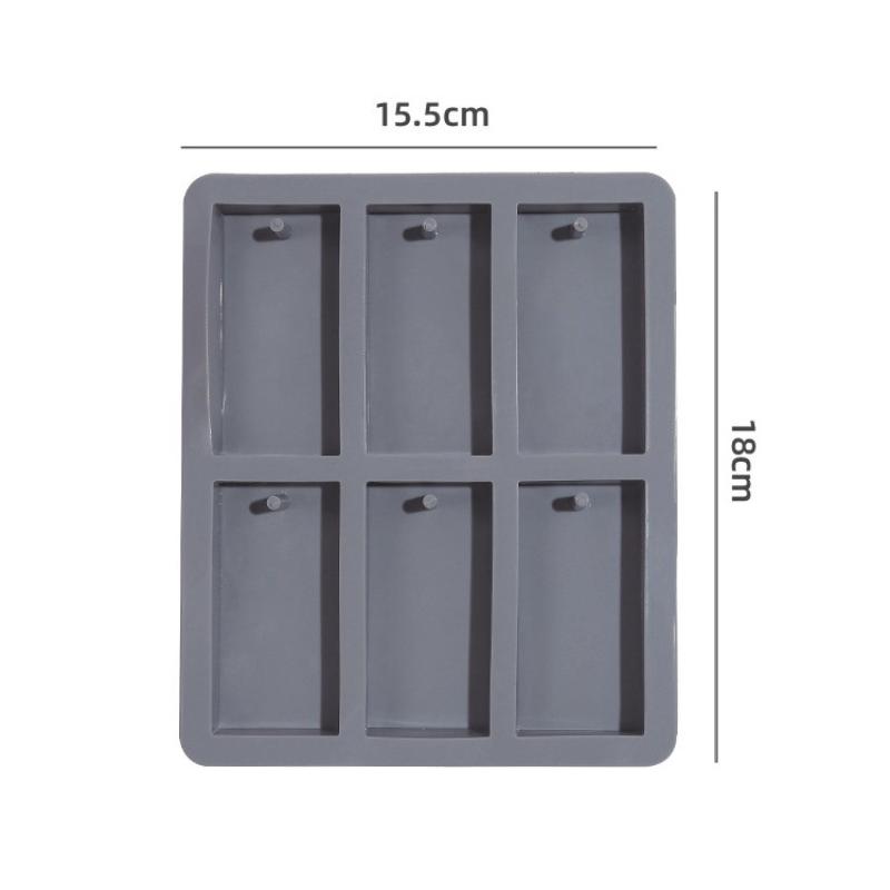 Silicone Wax Pendant Molds Non-Stick Easy Demold Multi Shapes Moulds for Resin Gypsum Craft DIY Art Hobbyists A5