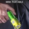 3LED Super Bright Flashlight Portable Mini Burst Flash Torch Rechargeable Outdoor Emergency Spotlight with Pen Clip Tail Magnet