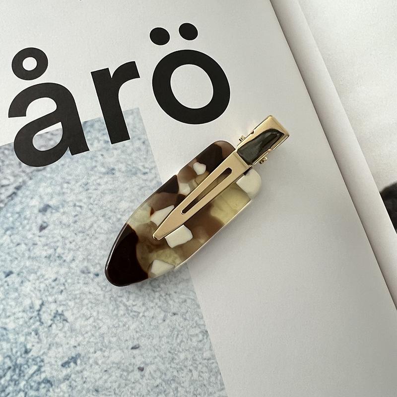 2/3/4/6 stücke Acetat Make-Up Haar Clips Koreanische Mode Gold Weiß Glitter Haar Pin Headwear Mädchen Frauen Haar Zubehör