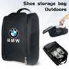 VZND8 Hot 2025 Car Logo Sneaker Storage Bag Travel Outing Shoe Storage Tools For BMW F10 F30 E46 G28 G20 G30 E60 E39 G30 X5 X6 E90 Acc