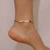 Cross-border new Ximang constellation anklet European and American fashion stainless steel twelve constellation lobster clasp