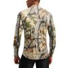 Men's Long Sleeve Cycling Jersey Breathable Quick Dry Half Zip Pullover Lightweight Athletic Top for Outdoor Sports