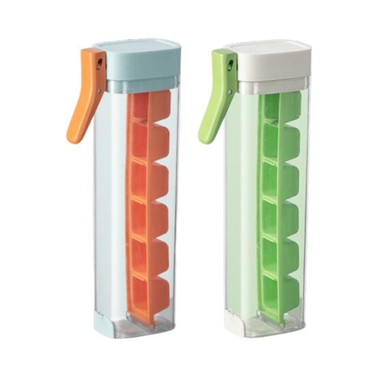 Yousheng Ice Cube Mold Contactless Press Tray Whiskey Cocktail Iced Coffee Easy Hygienic Ice Handling Splash-Free Filling Portable Design Ice