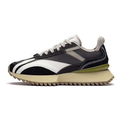 Li Ning Cargo Retro Nízké Sportovní Ležérní Boty Pánské Tenisky Černá Šedá Bílá AGCS261-2