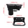 Trailer Plug Adapter Connector 7 Pin Round to 4 Flat 12V Stable Output for A Wide Range of Mainstream Car
