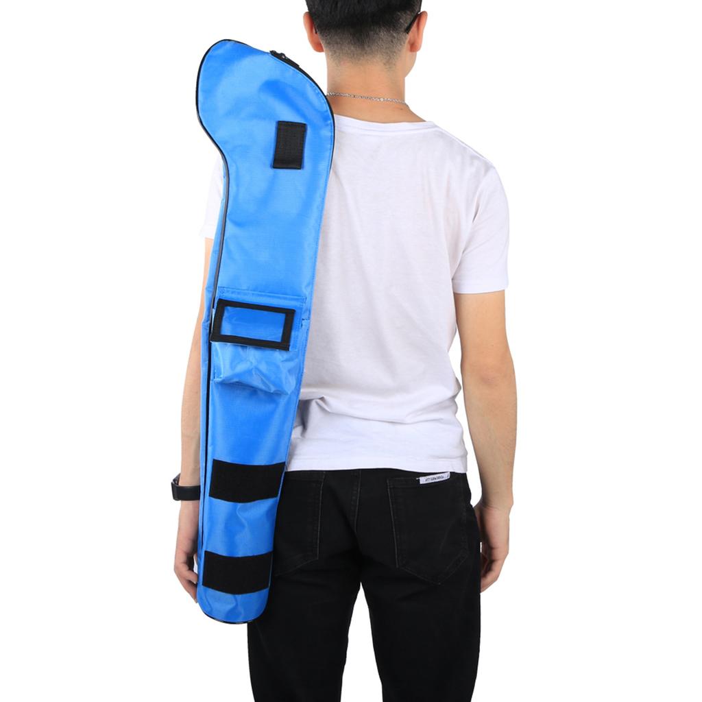 Nylon Portable Waterproof Children Soft Foldable Golf Club Bag for Outdoor Practice TrainingBlue
