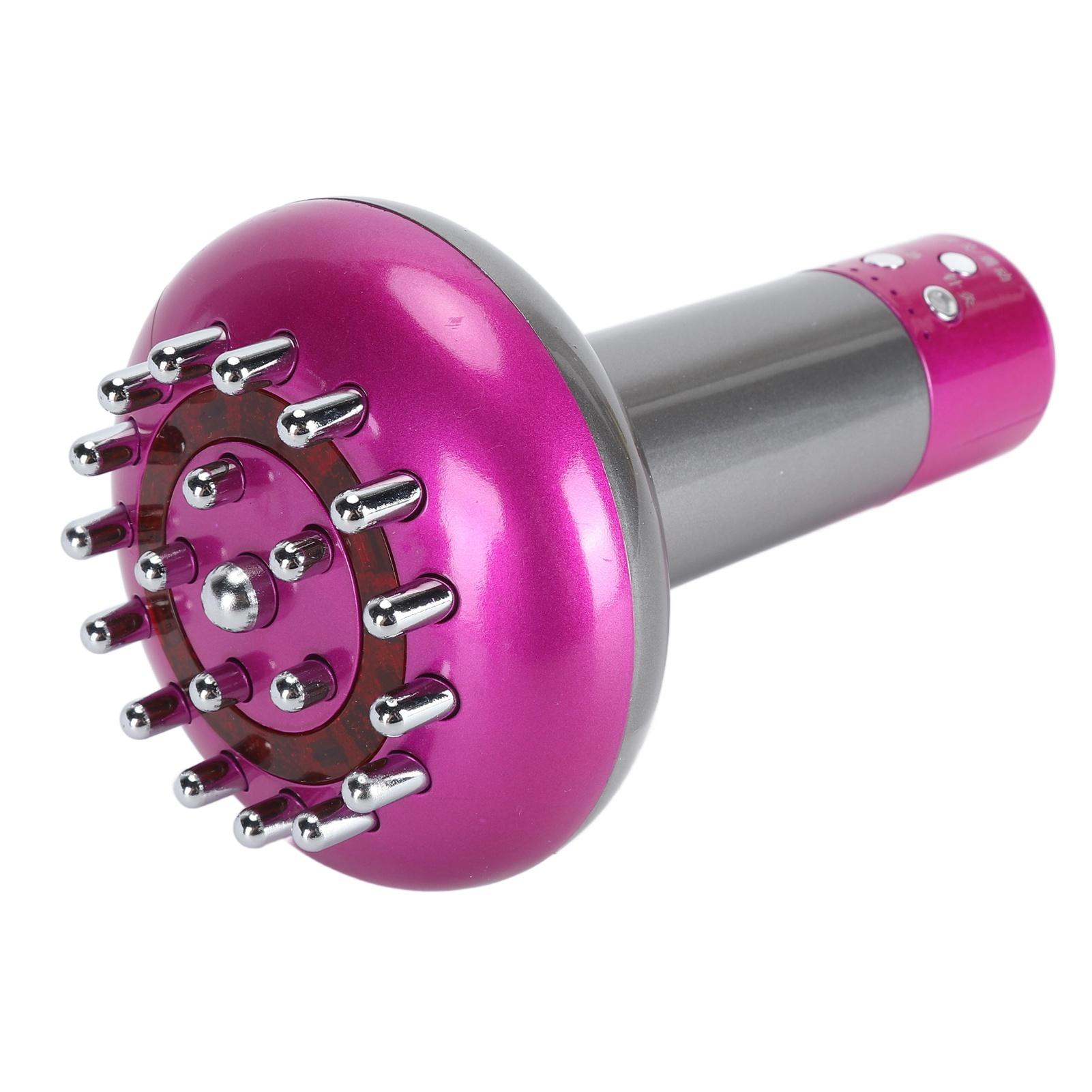 Electric   Massage Brush Microcurrent Cellulite Heating Vibration Handheld Lymphatic Drainage Massager