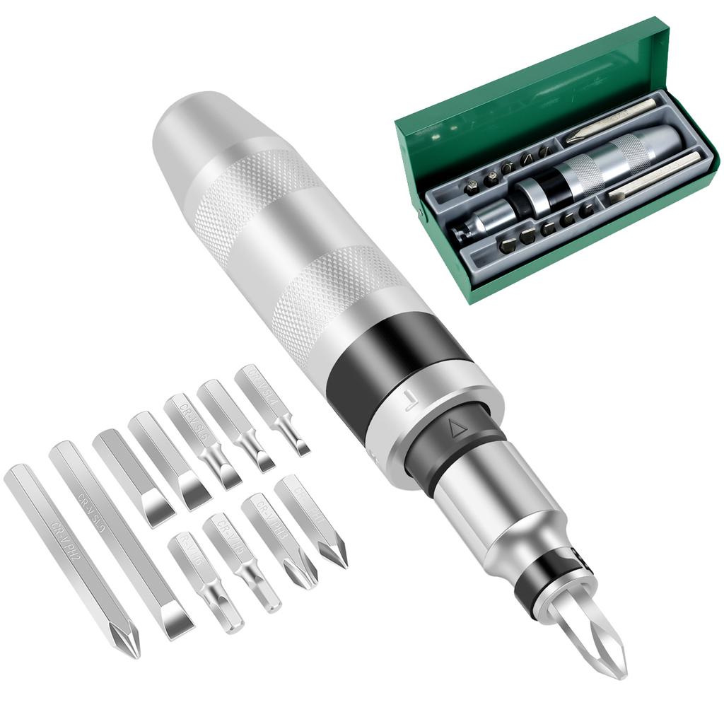 1/2" Hand Impact Screwdriver Driver Bit Set Manual Impact Driver Impact Screwdriver Set Rusted Fasteners Bolts Removal Tool