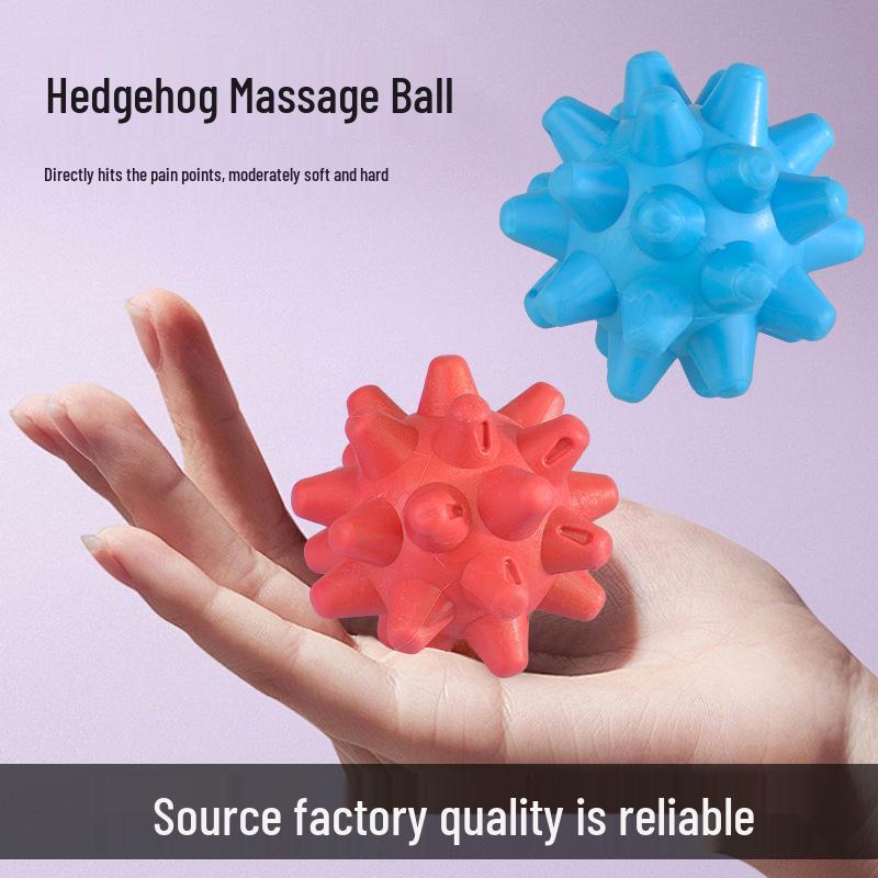Multifunctional Hedgehog Massage Ball: Fascial, Meridian, Acupoint, Fitness Roller for Foot Massage.