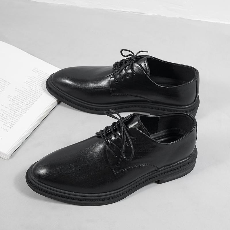 

Броги Социальные Мягкая Спилковая Кожа Мужские Нарядные Балетки Резиновая Подошва Роскошный Бренд Дерби Свадебные Черные Лоферы Лоферы Мужские Мужская Обувь 46 чёрный