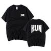 Kun Letter Print Tshirts for Fans Cotton Tshirts for Women Unisex Summer Tops Short Sleeve Tee Casual Top Women Pullovers