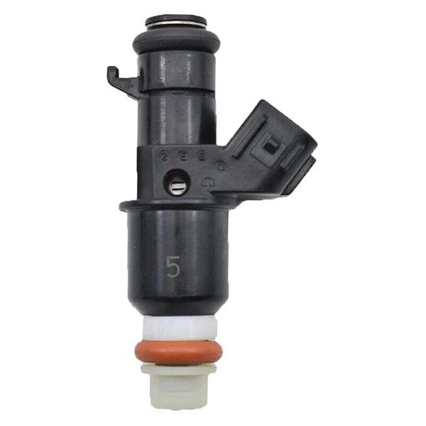Single Black Fuel Injector, Metal & Plastic Constructed, Compatible with Car Engines