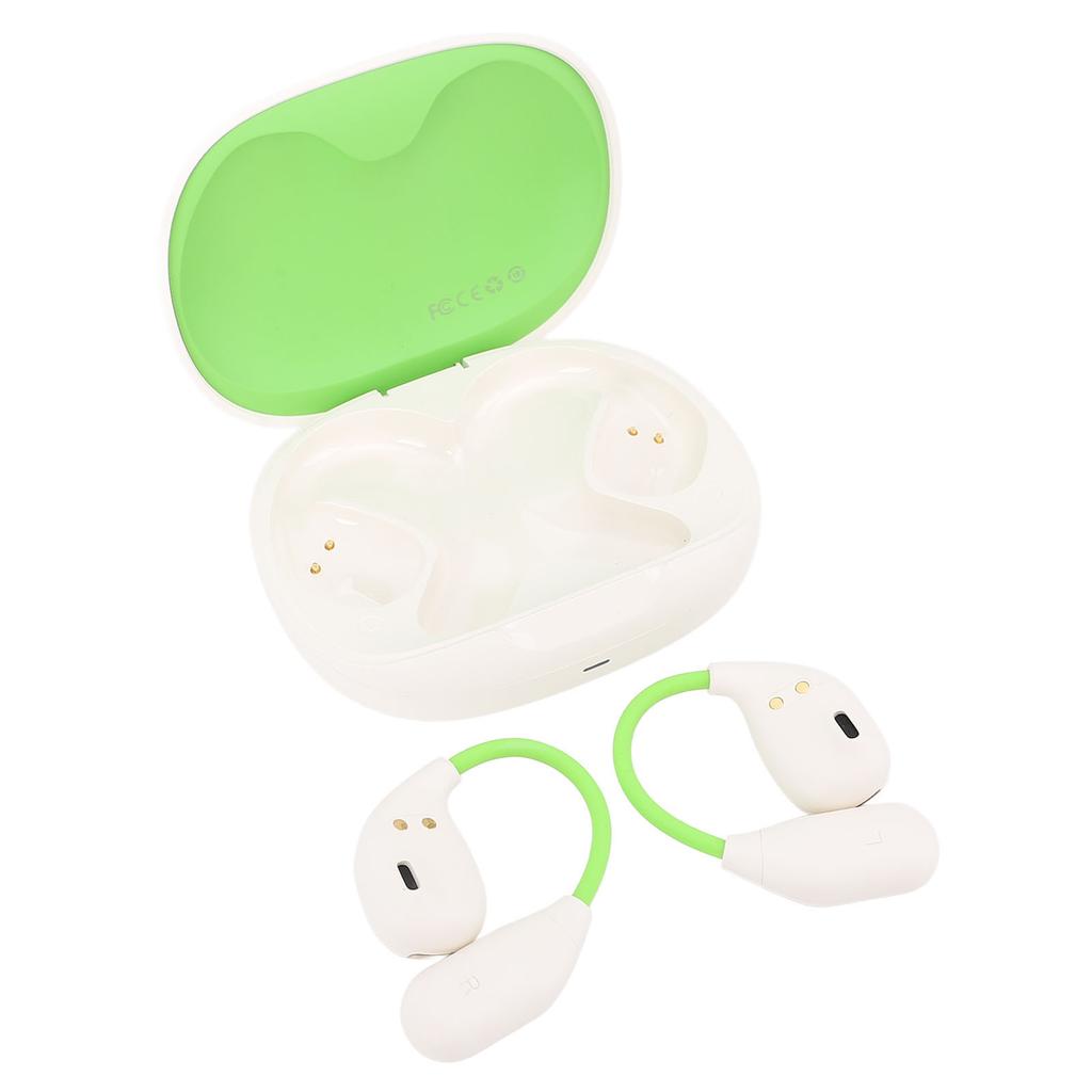 Wireless Earbuds Bluetooth 5.4 Headphone Rain Proof HiFi Noise Reduction Clip On Sport Earphone with
