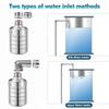 3 Pack Water Float Valve 1/2" To 3/4'' Auto Shut Off Water Tank Float Valve 304 Stainless Steel Fully Automatic Level Control for Pool, Livestock