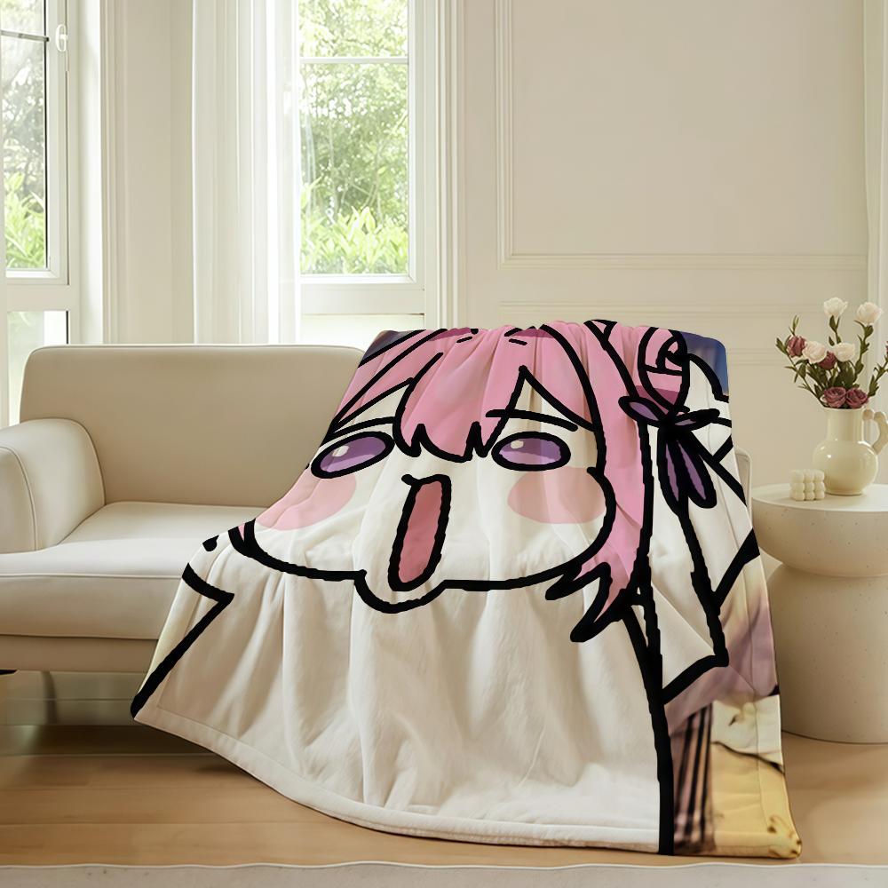 Cartoon cute N Nikke D DOROS Blanket For Sofa Office Bed Plane Travel Sleep Read Relax Camping Soft And Warm