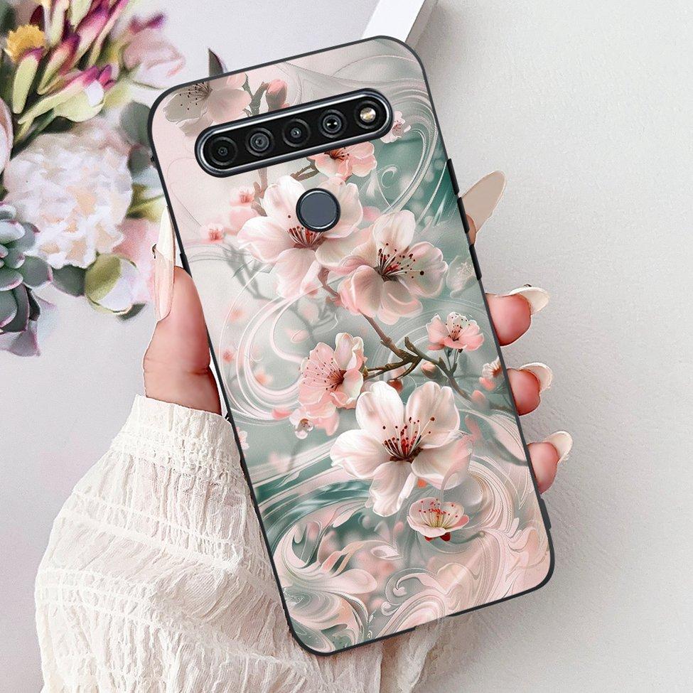 2020 For LG K41S LM-K410 Cover For LG K51S Case LM-K510 Luxury Butterfly Love Cute Cat Cool Handsome Lion Painted Black Silicone
