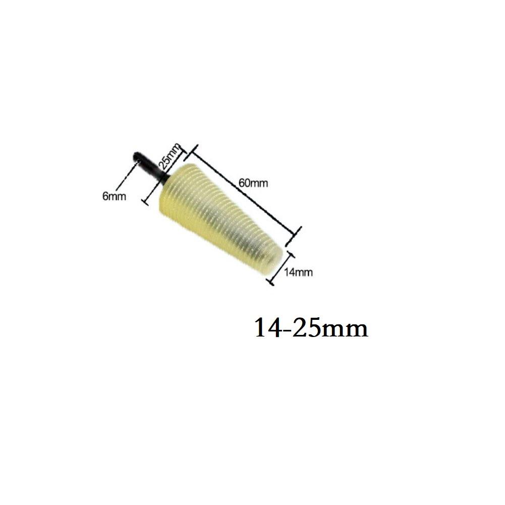 

5 Sizes 1pc Agate Jade Ring Fixed Rod Polishing Tools Grinding Conical Sleeve Fixing Processing Tool Silicone Mandrel Holder