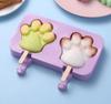A Reusable Silicone Popsicle Mold with Lid Homemade Handheld Ice Cream DIY Mold Cheese Stick Ice Pop Tray Freezer Easy Release
