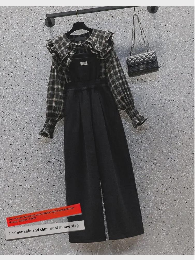 Plus Size 2022 Spring Fashion: Slimming & Figure-Flattering Stylish Two-Piece Overalls for a Youthful Look