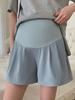 2026 Summer Maternity Wide-Leg Shorts - Lightweight Casual Wear for Petite Women