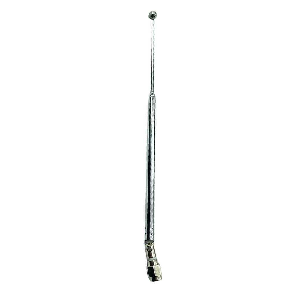 1Pcs SMA Male Connector Telescopic Antenna 7104 7120 Antenna Rod  for Radio TV Replacement