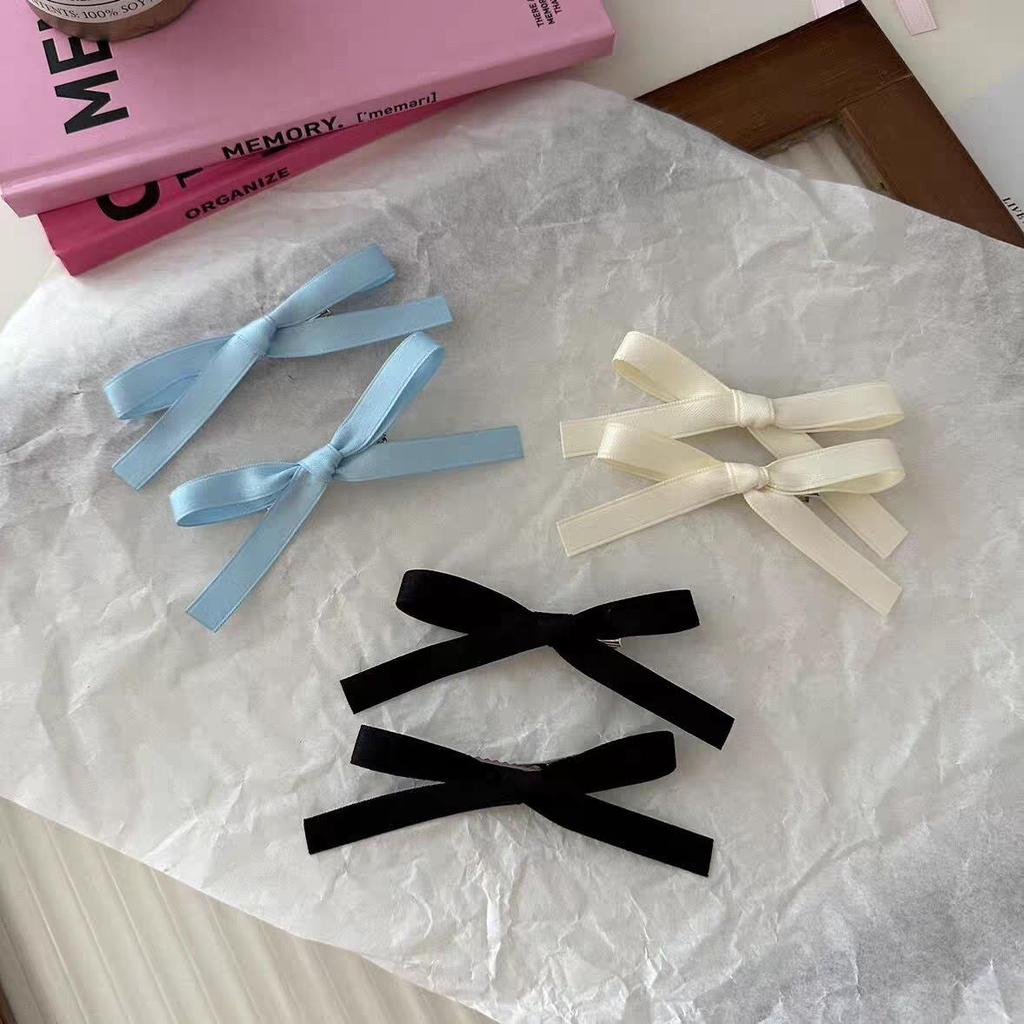 Ballet Girl Bow Hair Clip: Sweet, Cute, and Elegant Pigtail Duckbill Side Clip