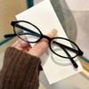 1pc Vintage Inspired Glasses for Women Anti-Blue Light Fashionable Small Frame Trendy Y2K Style Ideal for Commuting Everyday Use