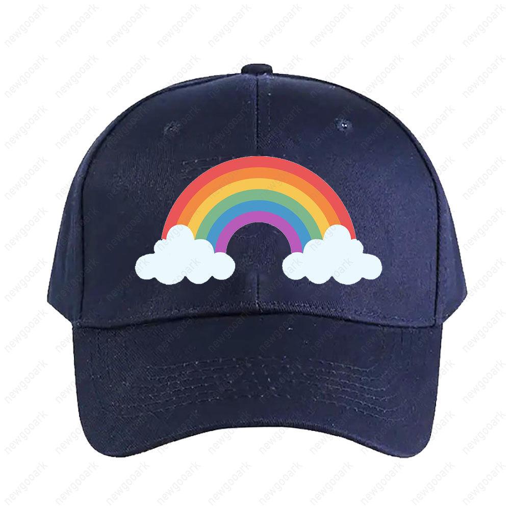 Pride Rainbow Cap Women Unisex Adult Casual Adjustable Printed Baseball Caps Trucker Cap