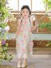 Girls' Stylish Summer Qipao Dress - 2026 New Chinese Style Princess Dress
