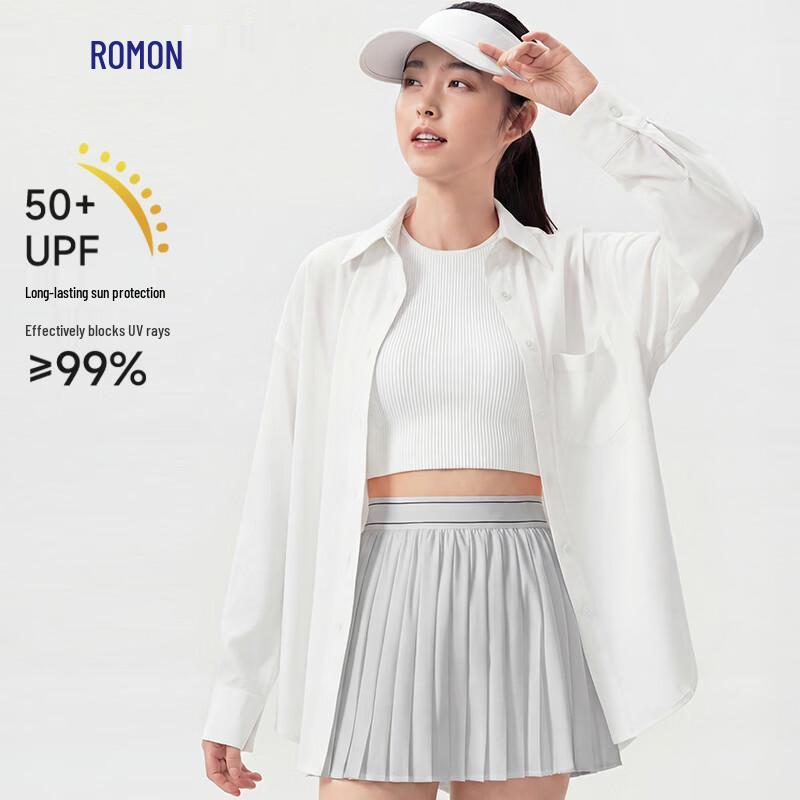

Romon Women s UPF50+ Sun Protection Long Sleeve Shirt 160/M