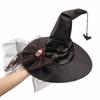 Dark Style Cosplay Wizard Cap Handmade Gothic-style Decorative Hats  Themed Party
