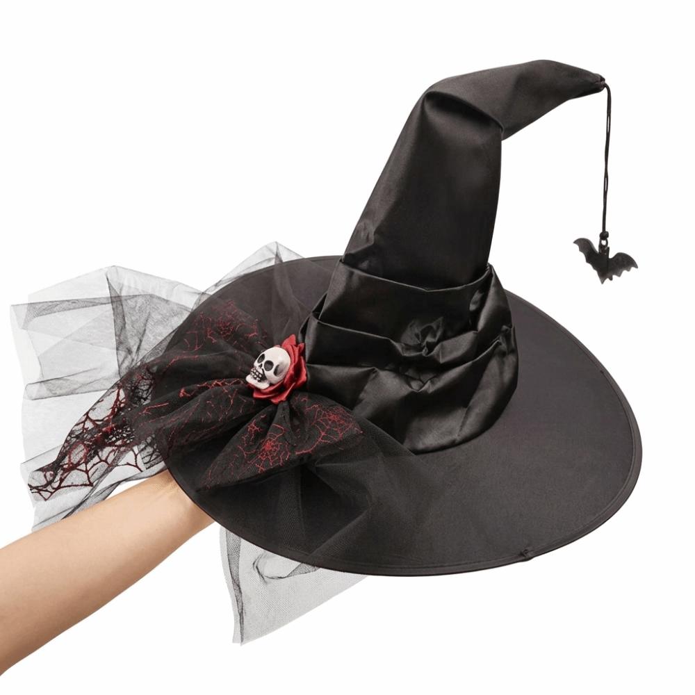 Dark Style Cosplay Wizard Cap Handmade Gothic-style Decorative Hats Themed Party