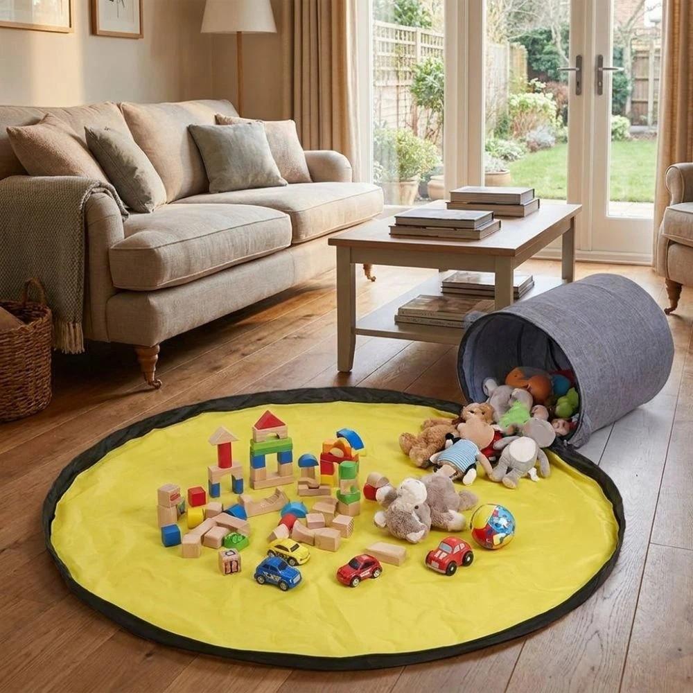 Large Capacity Game Mat Storage Bucket Hand-held Toy Storage Bucket Living Room