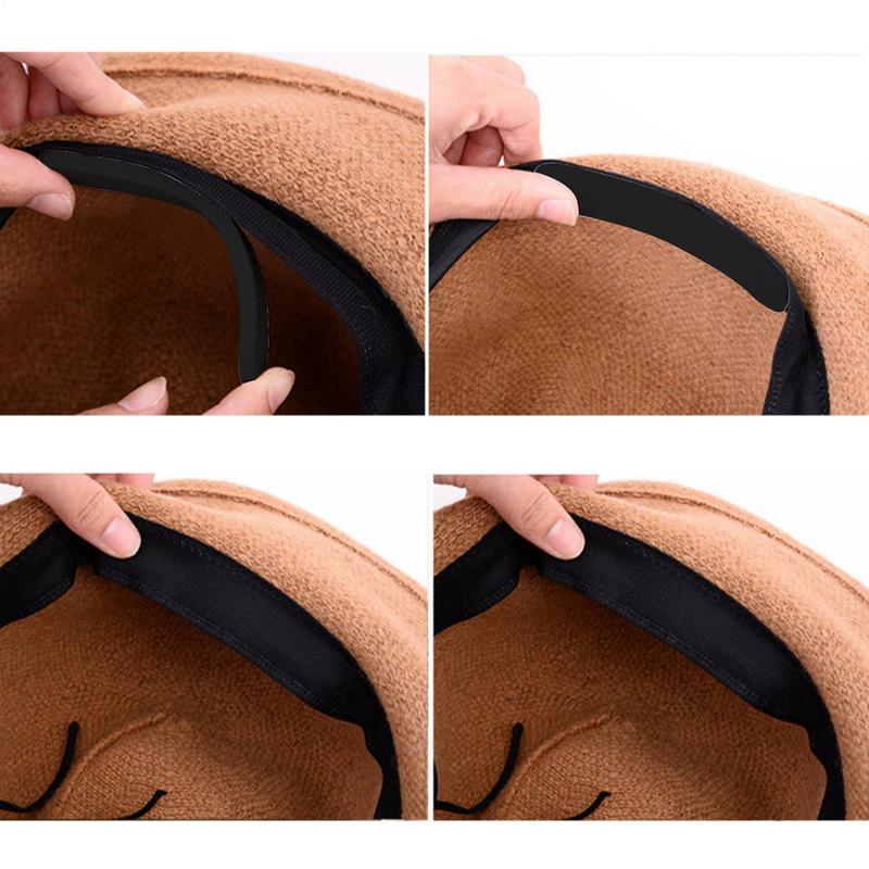 Hat Adjuster Bands 10PCS Hat Adjusting Tapes Adhesive Pads Hat Size Reducing Inserts For Baseball Caps Fisherman's Hats Sun