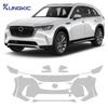 Paint Protective Foil Front Bumper for Mazda CX90 2024 CX-90 TPU Transparent Anti Scratch