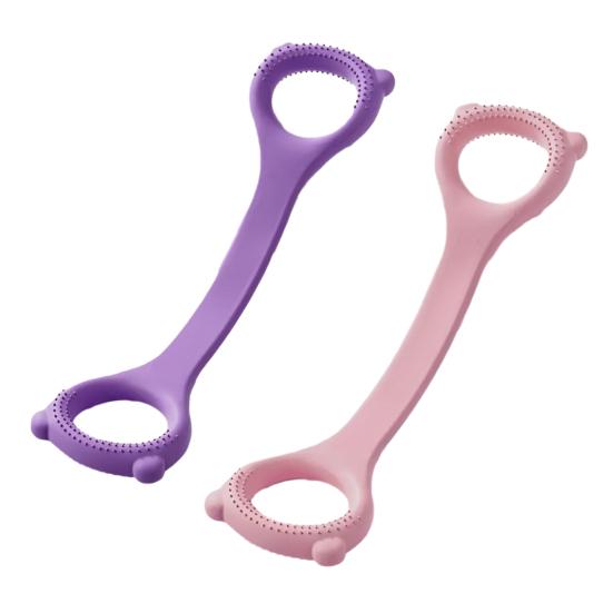 Figure 8 Fitness Resistance Band with Anti-slip Handle 40Lbs Men Women Chest Expander Elastic Strap Arm Back Shoulder Stretch Yoga Tension Rope