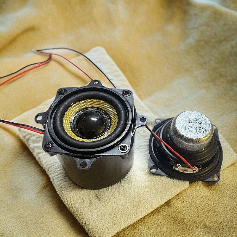 2" 4-Ohm 15W/20W Subwoofer with Dual Diaphragms, Waterproof Chamber for DIY Audio & EV Mods