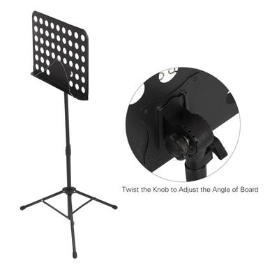 Music Stand Metal   Stable Portable Lightweight Music Stand for Instrumental Performance
