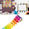 Pencil Pattern Border Trim Wall Sticker 25.9ft Long Bulletin Board Border Sticker for Chalkboard Notice Board Decoration