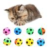 10x Small Rebounding for Cats To for Play Colorful DIY Craft and Art Supplies 4cm Soft Rebounding Balls for Cats Lightwe