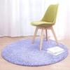 Einfarbiger kleiner runder Teppich für Wohnzimmer, Schlafzimmer, wasserabsorbierende, rutschfeste Fußmatte für Badezimmer, staubdichte Bodenmatte für Eingangsbereich