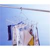 Oki Seisakusho Laundry Hanger, 28 Pinch, Foldable, Tangle-Resistant, Stainless Steel, DL 00381-4