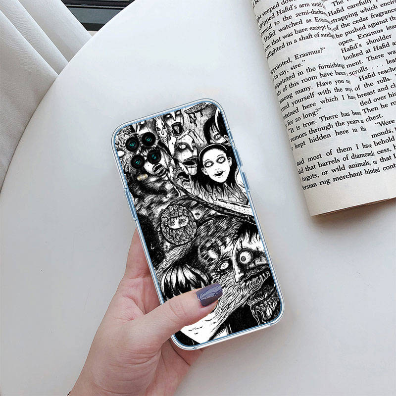 IR15 Junji Ito Tomie Case for Motorola E22S E7 G6 G7 G8 G9 Plus Power Play G10 G20 G04 E30 E40 E22 E20 E13 E15 G22 G23 G05 G75 G35 G55