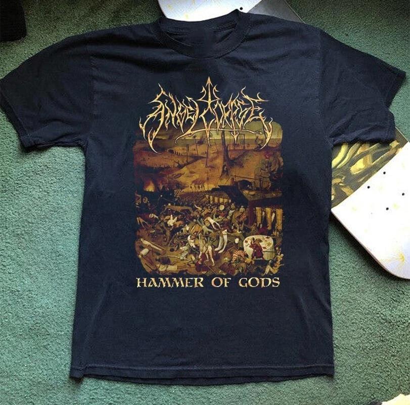 Новая рубашка Angelcorpse Hammer of Gods Подарок для фанатов Унисекс S-5XL DN319 XXL